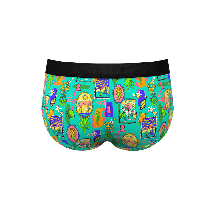 The Island Time | Pineapple Scene Ball Hammock® Pouch Underwear Briefs