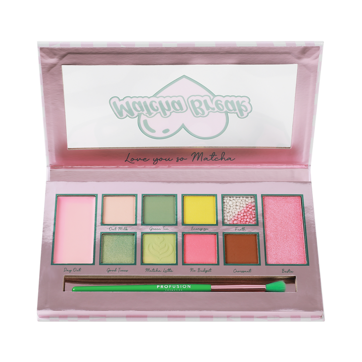 Matcha Break 10 Shade Palette & Brush