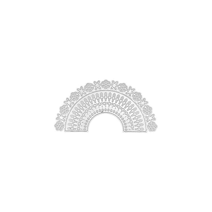 Rainbow Lace Scrapbooking Cutting Die by Wizardi QJ91