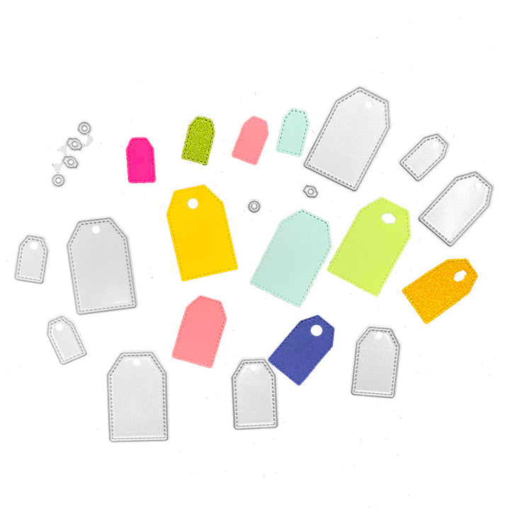 Gift Tags Scrapbooking Cutting Die by Wizardi QJ100