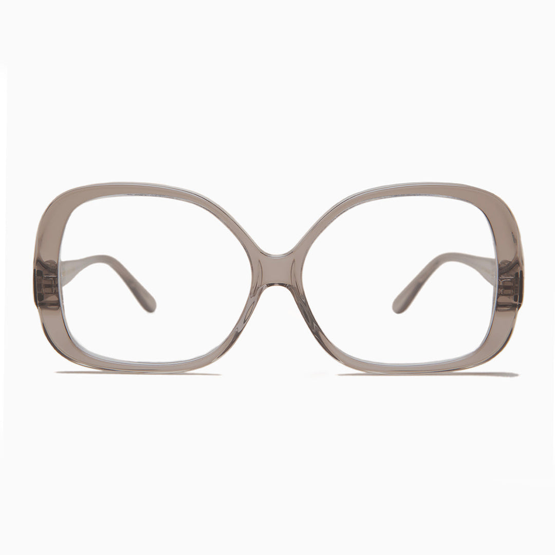 Gray Square Blue Light Blocker Glasses - Jane