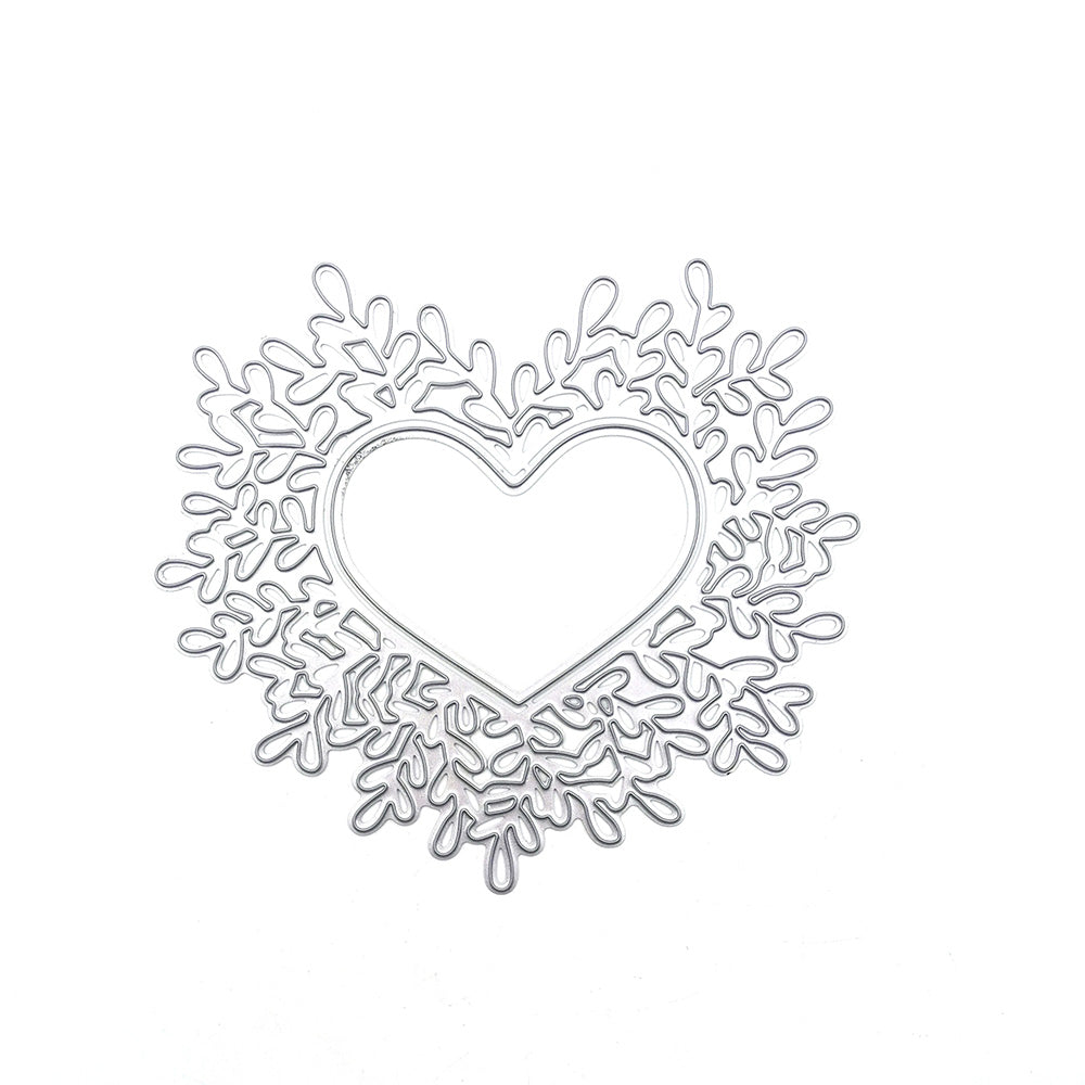 Botanical Heart Scrapbooking Cutting Die by Wizardi QJ64