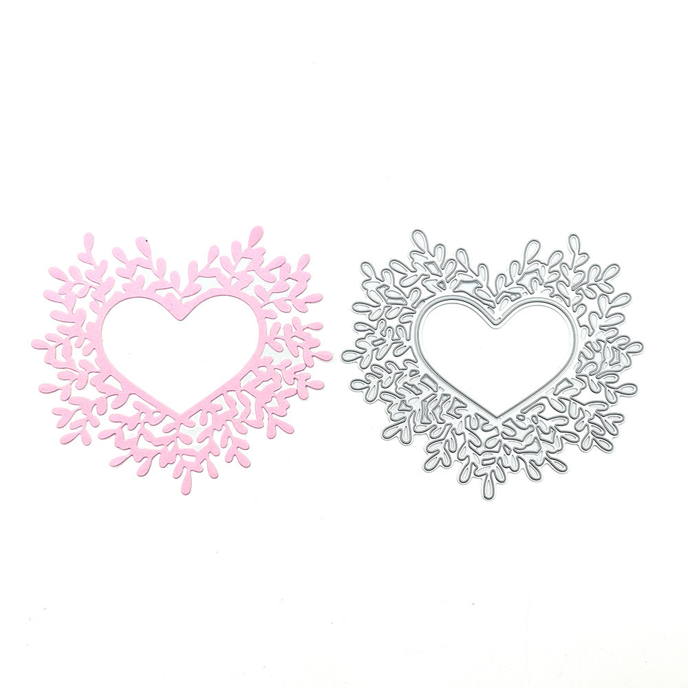 Botanical Heart Scrapbooking Cutting Die by Wizardi QJ64