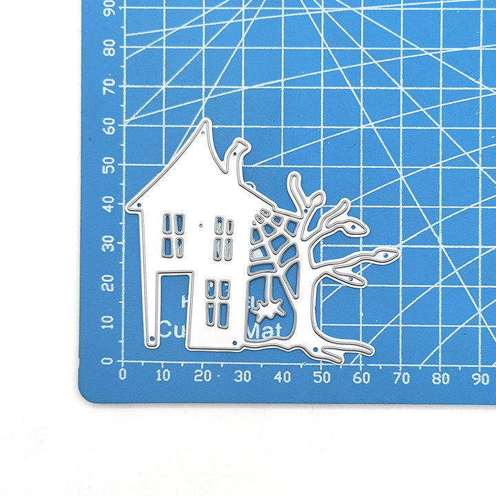 Haunted House Scrapbooking Cutting Die by Wizardi QJ56