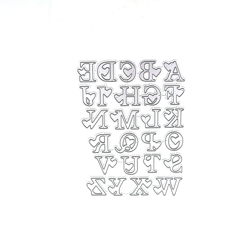 Alphabet Scrapbooking Cutting Die by Wizardi QJ31