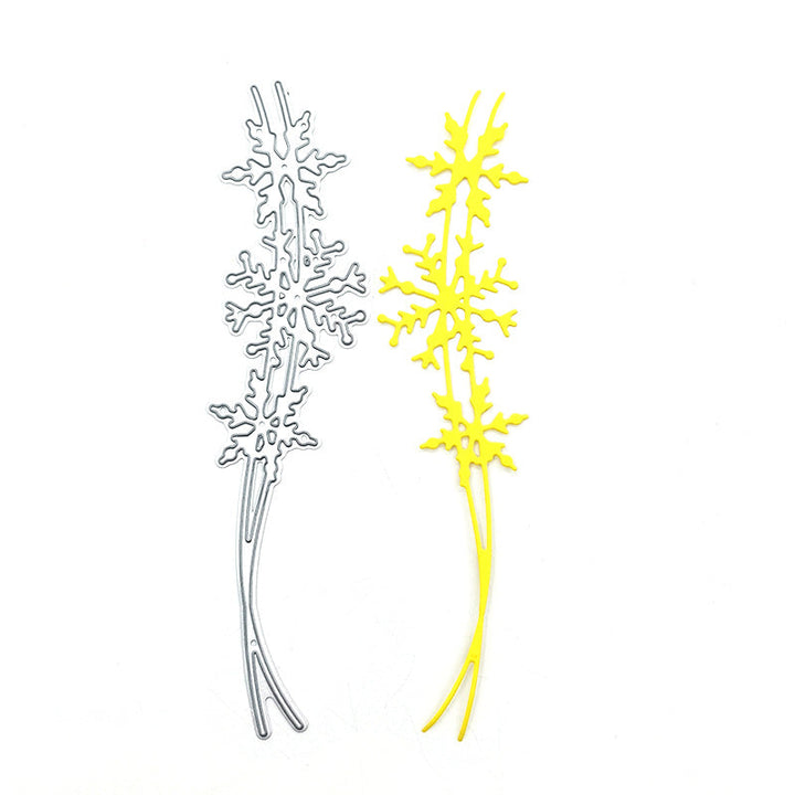 Snowflake Stems Scrapbooking Cutting Die by Wizardi QJ75