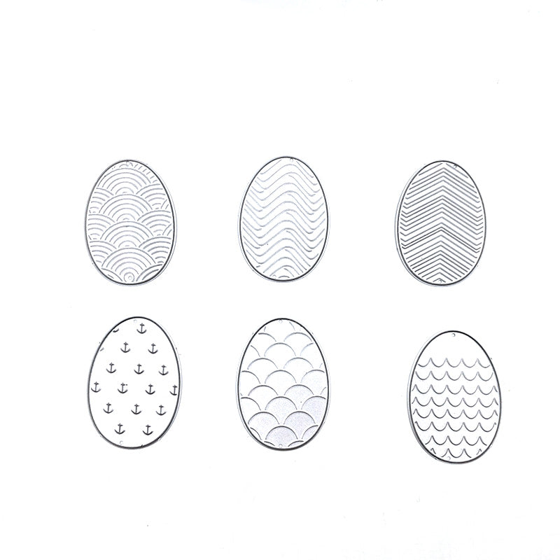 Easter Eggs Scrapbooking Cutting Die by Wizardi QJ116