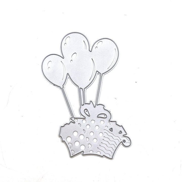 Birthday Balloons Scrapbooking Cutting Die by Wizardi QJ54