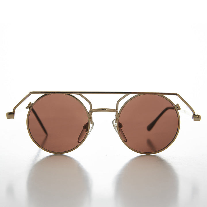 90s Round Steampunk Goth Vintage Sunglass - Joker