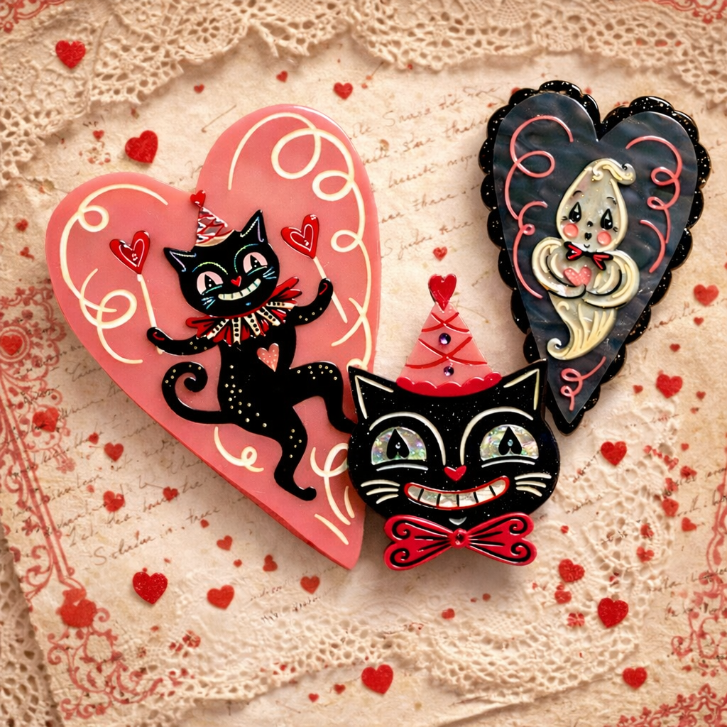 Valloween Brooch Bundle by Johanna Parker x Lipstick & Chrome