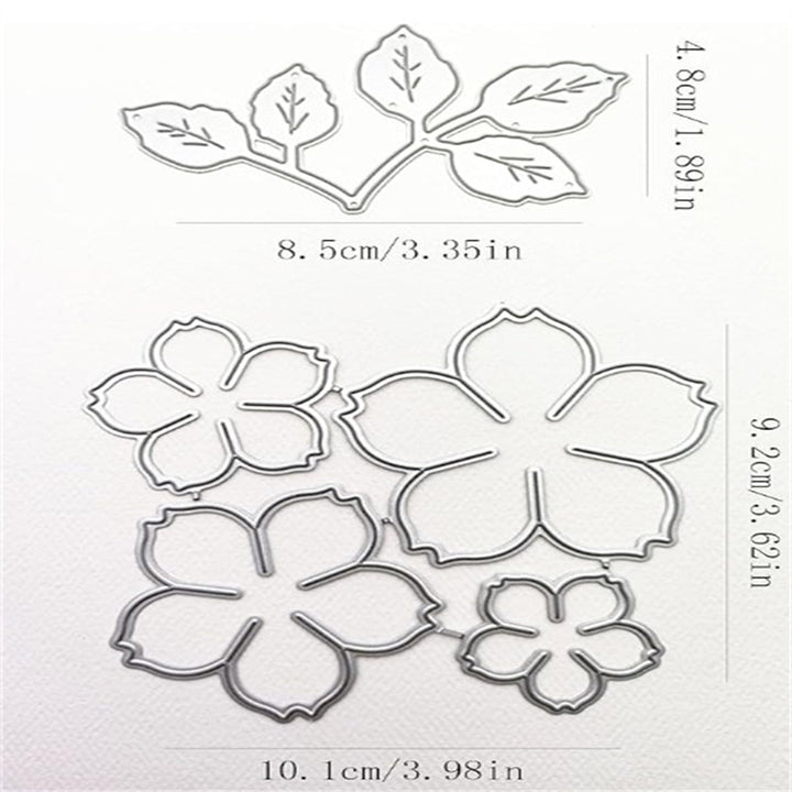 Leaves Scrapbooking Cutting Die by Wizardi QJ19