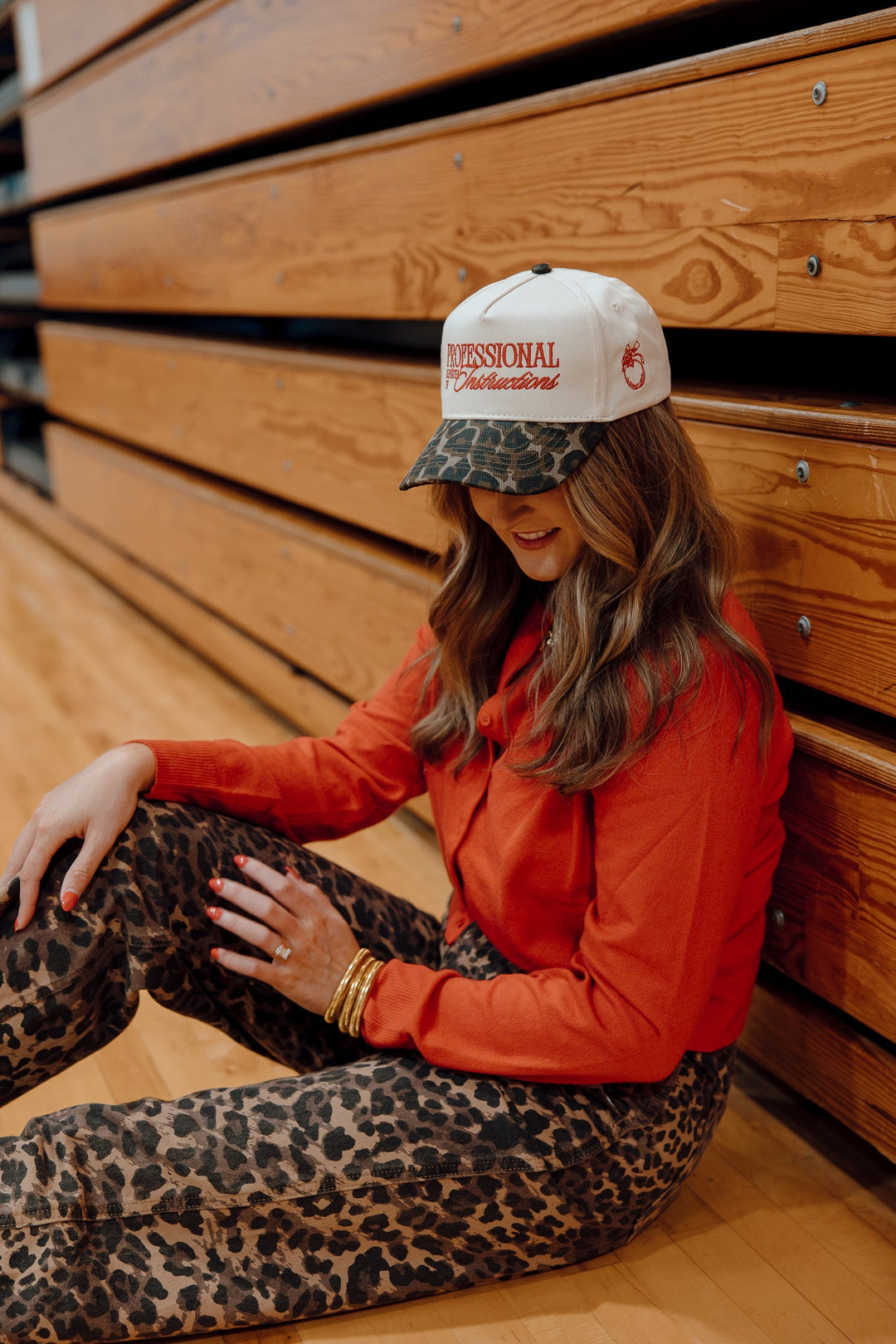 Professional Repeater of Instructions - Leopard Vintage Hat