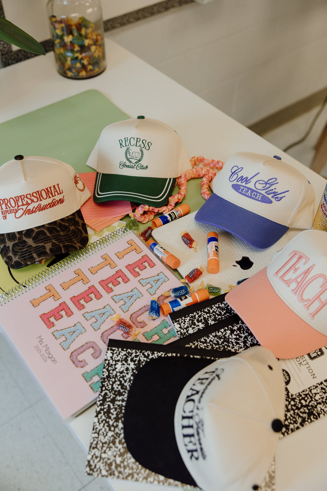 Recess Social Club - Green Vintage Trucker Hat