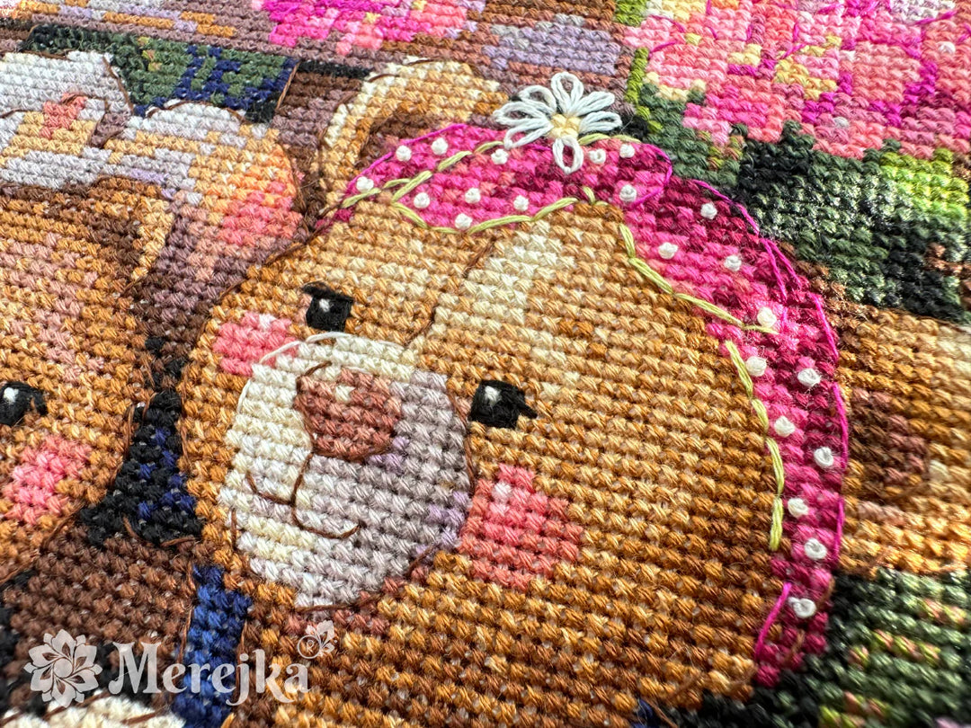 Garden Friends K-265 Counted Cross-Stitch Kit