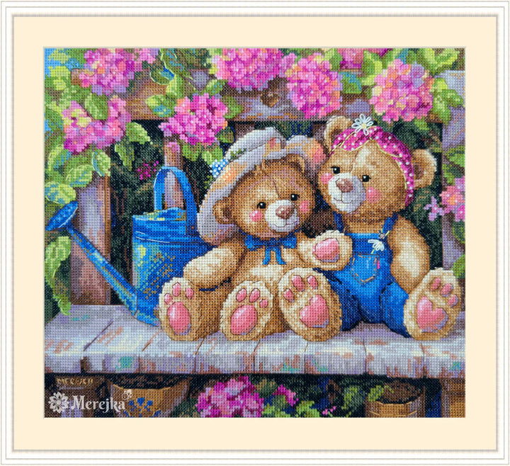 Garden Friends K-265 Counted Cross-Stitch Kit