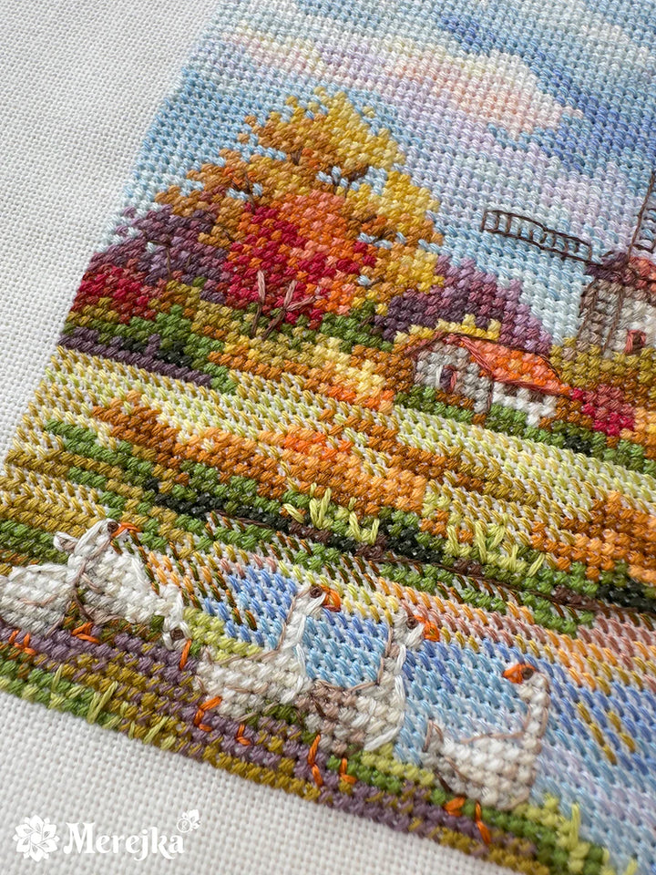 Autumn Counted Cross Stitch Kit by Merejka K-278A