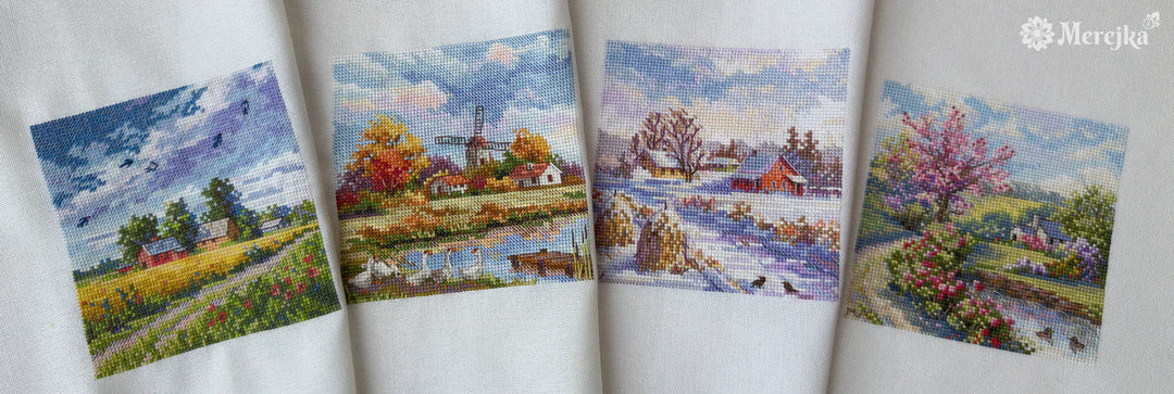 Autumn Counted Cross Stitch Kit by Merejka K-278A