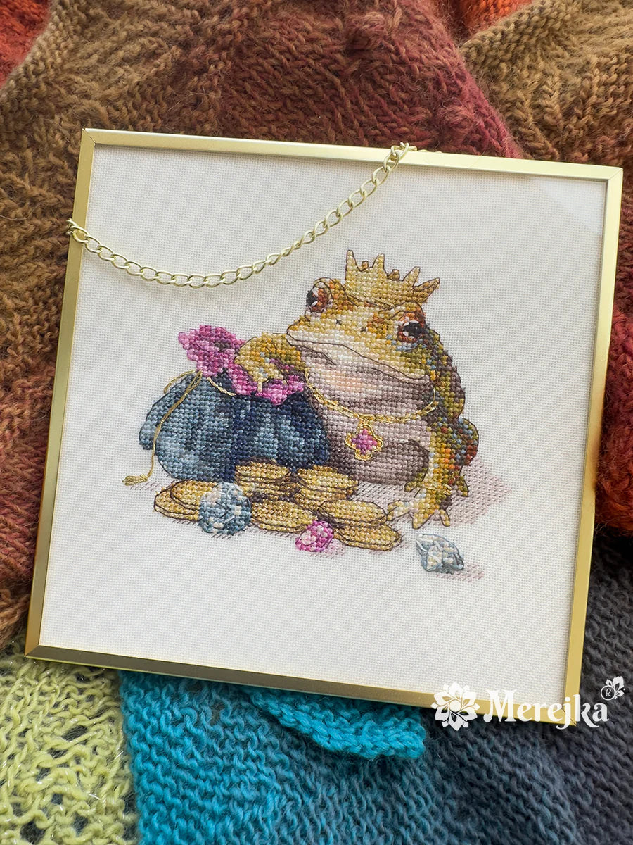 Golden Toad K-280A Counted Cross-Stitch Kit