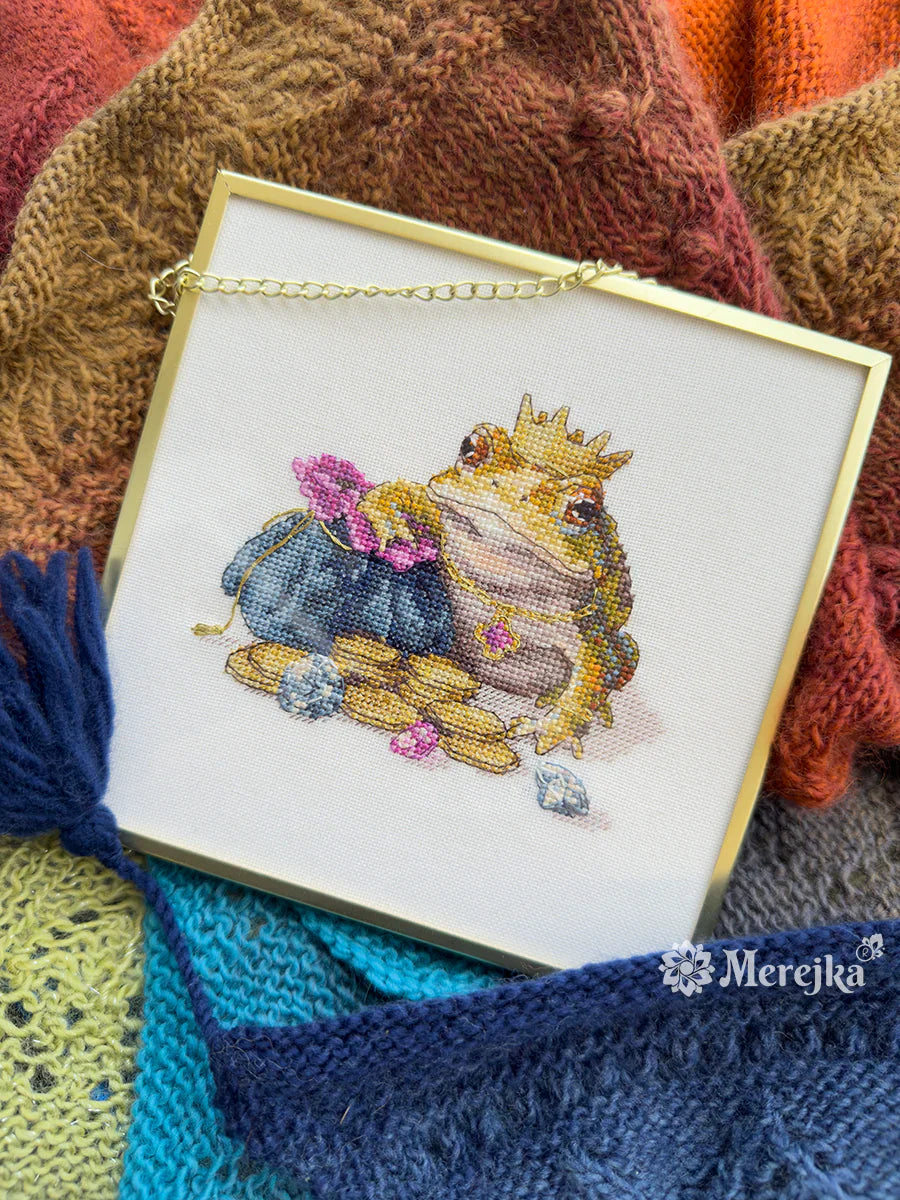 Golden Toad K-280A Counted Cross-Stitch Kit