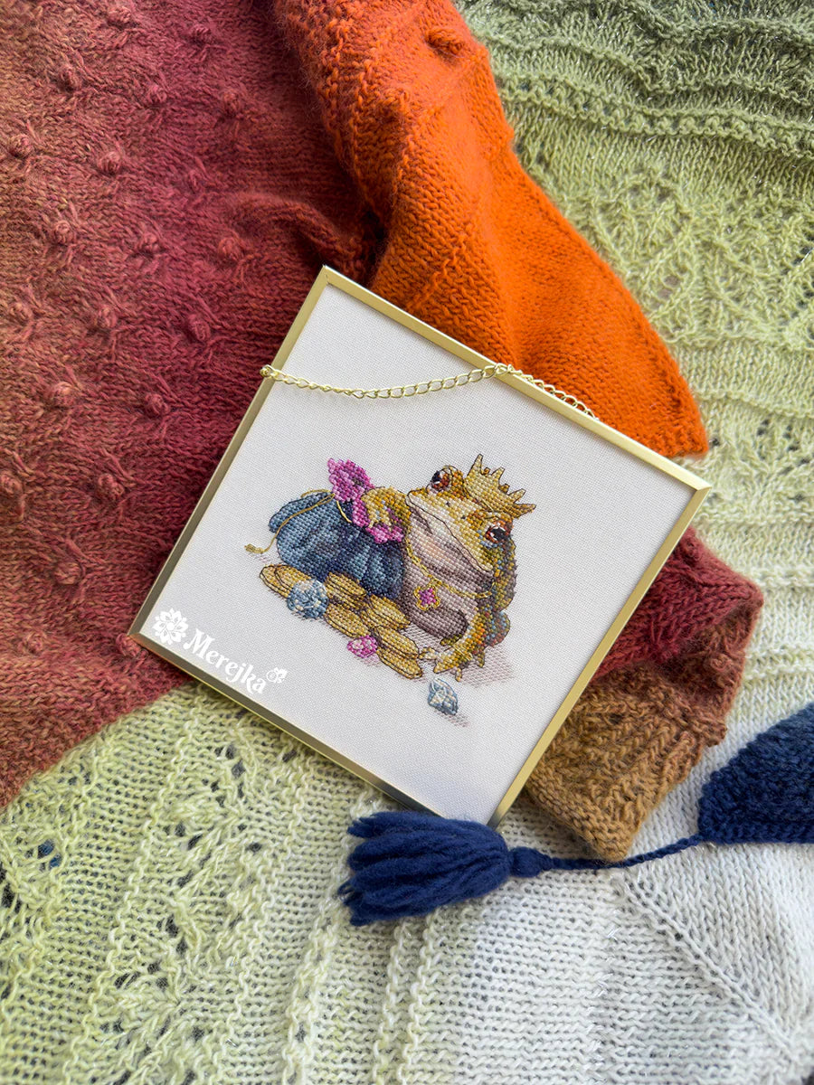 Golden Toad K-280A Counted Cross-Stitch Kit