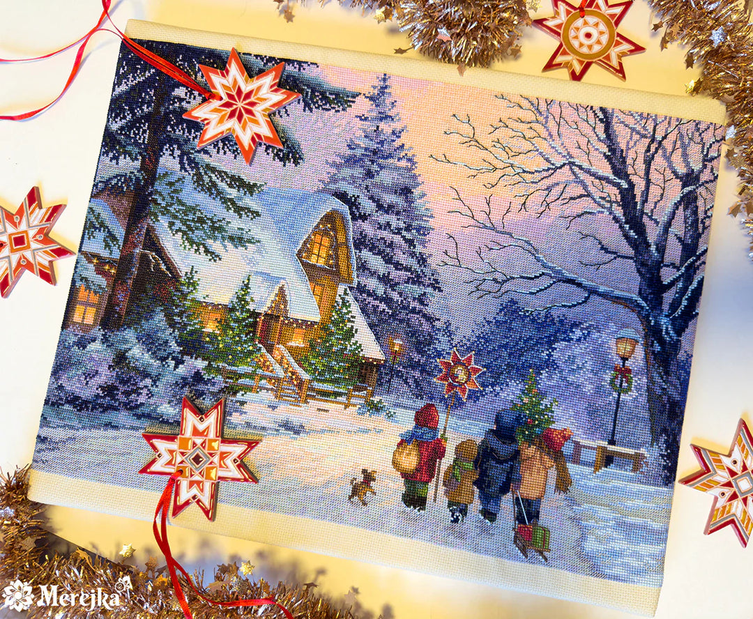 Carol of the Bells Counted Cross Stitch Kit by Merejka K-289
