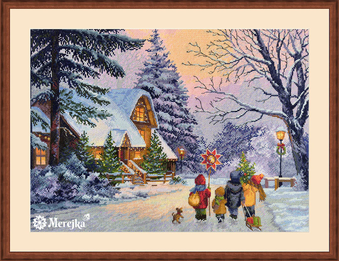 Carol of the Bells Counted Cross Stitch Kit by Merejka K-289