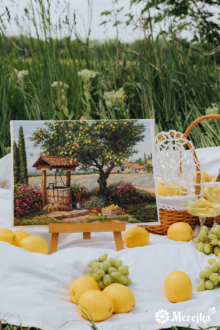 Under the Lemon Tree K-304 Counted Cross-Stitch Kit