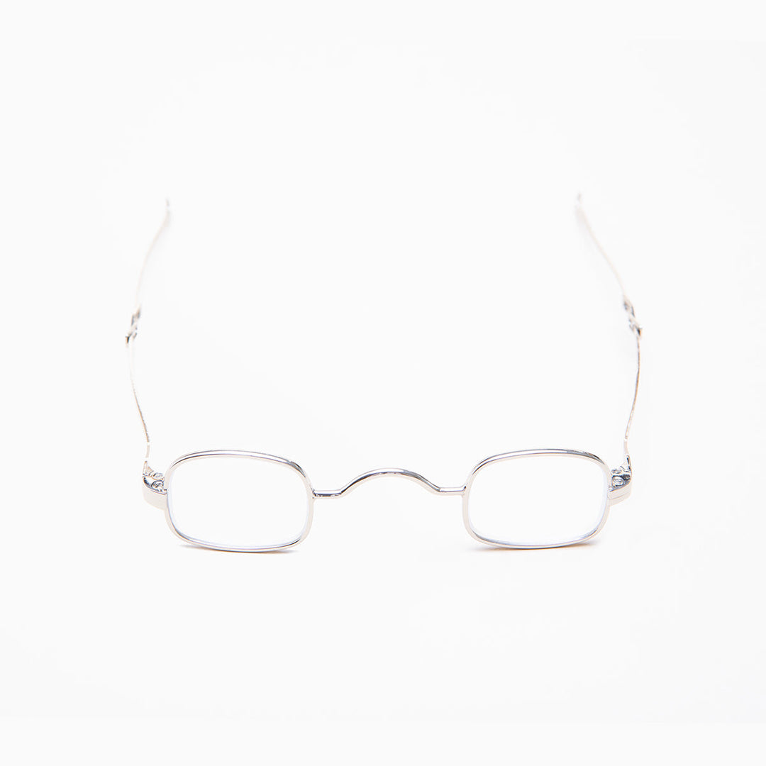 Tiny Spectacle Reading Glasses with Sliding Temples - Kane