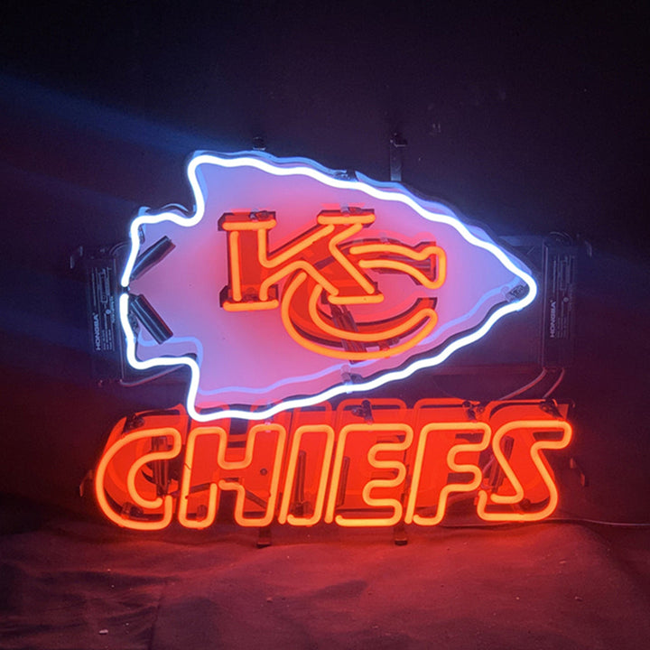 KC Chiefs Sport Logo Neon Signs with Acrylic Logo