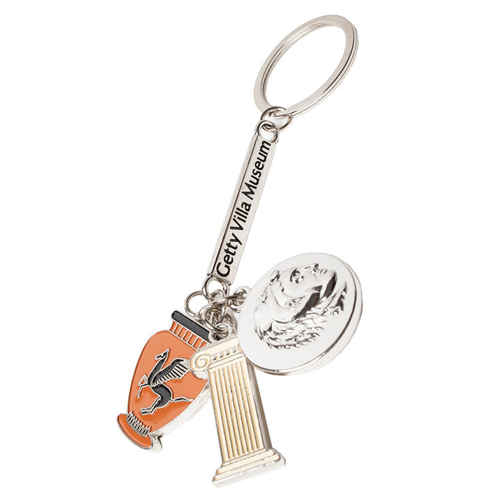 Getty Villa Charm Keychain
