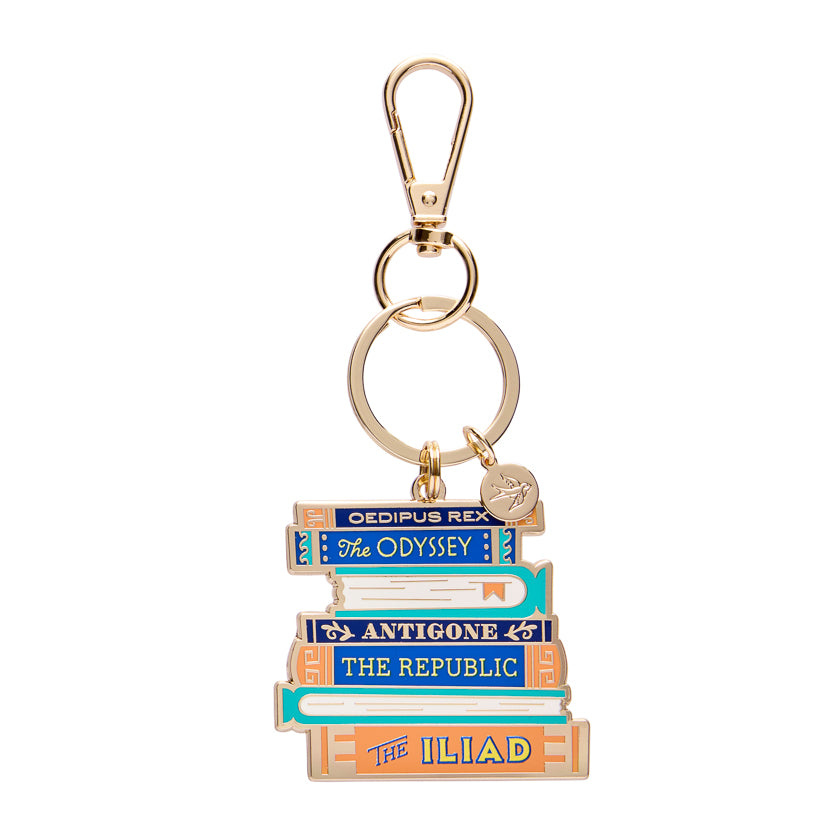 Words of the Wise Enamel Key Ring by Erstwilder