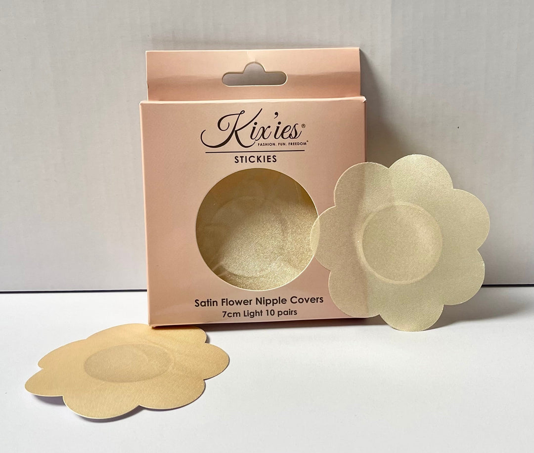 Satin Flower Nipple Covers