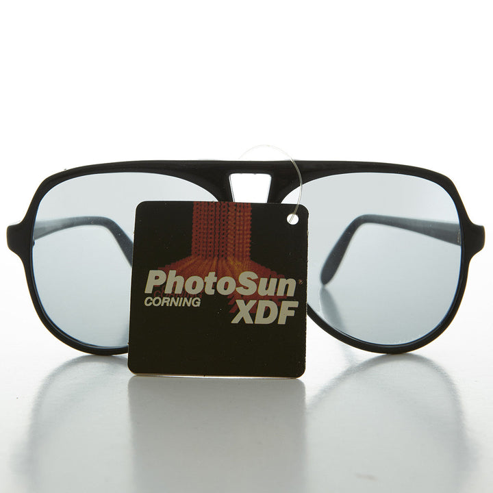 Aviator Sunglasses Corning Transition Glass Lens - Kurt