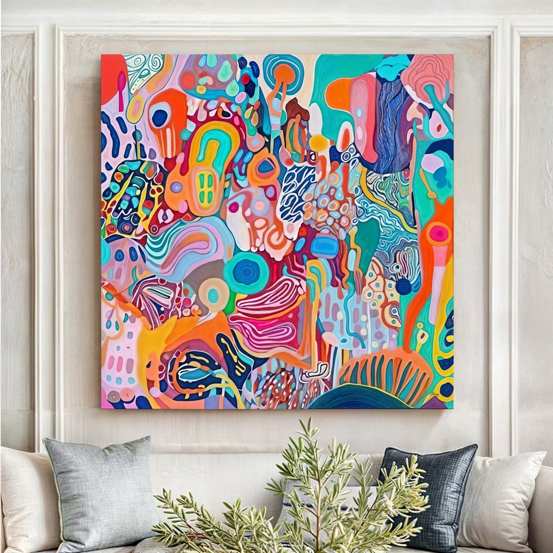 Canvas Print: "Kaleidoscopic Voyage II"