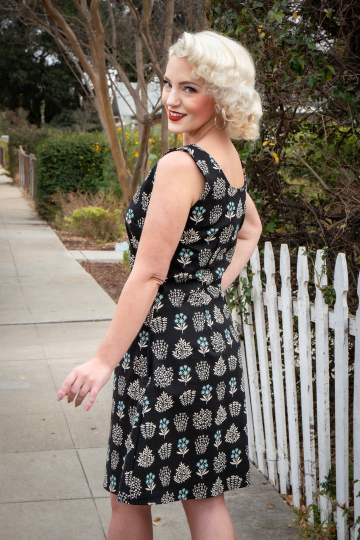 Nancy Shift Dress - Forget Me Not