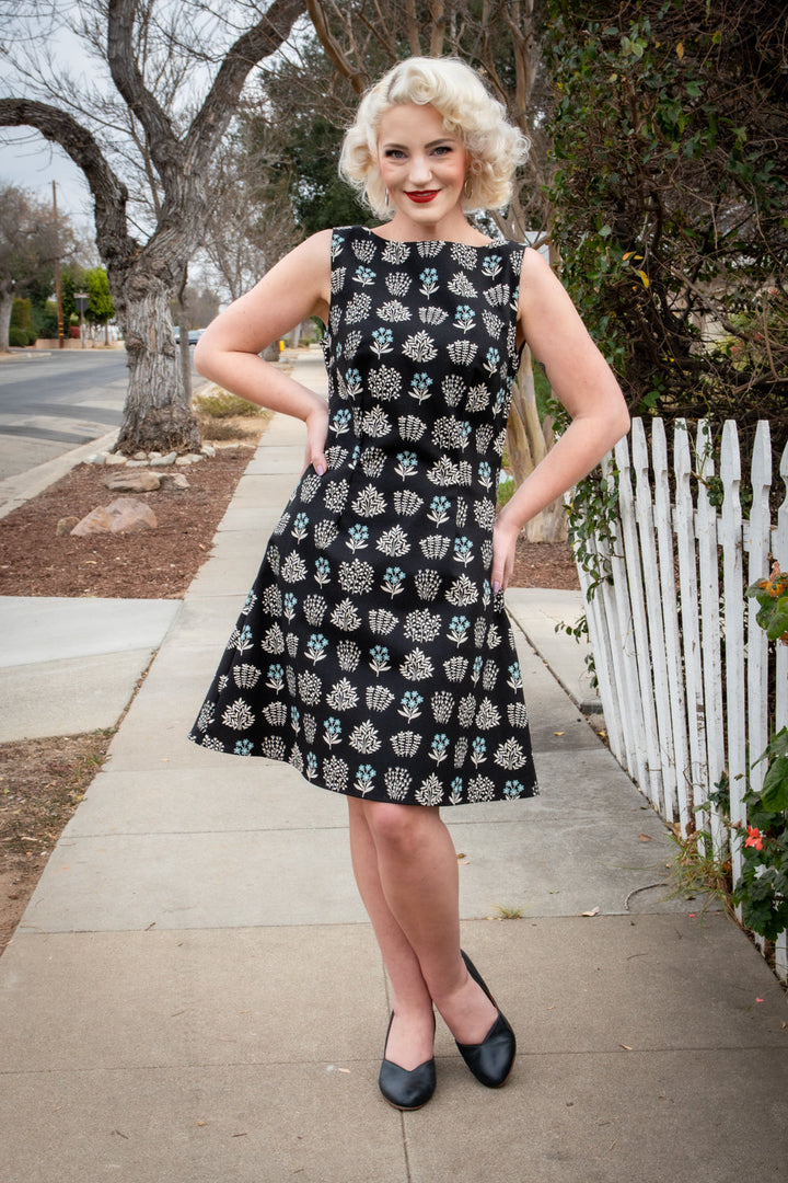 Nancy Shift Dress - Forget Me Not