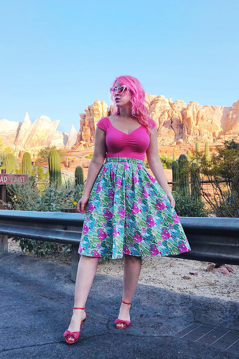 Doris Skirt in Cactus - XS only, 1 left!