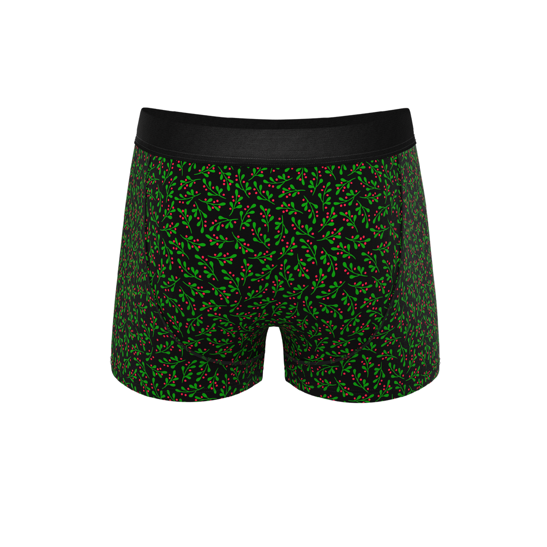 The Kiss Me There | Mistletoe Ball Hammock® Pouch Trunks Underwear