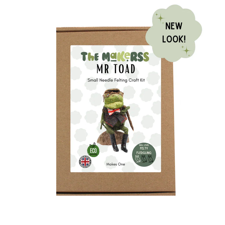 Mr Toad Needle Felting Kit by The Makerss KTS-MrToad-Complete