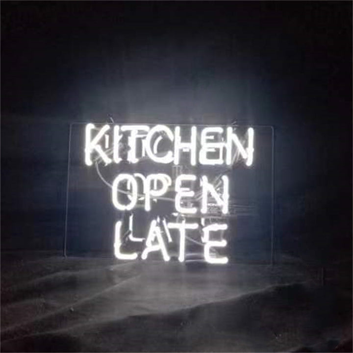 Kitchen Open Late Neon Signs
