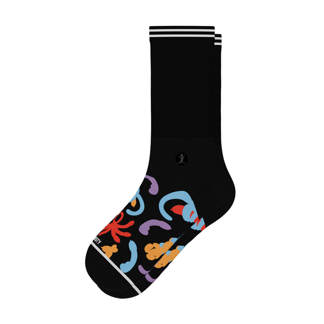 The Knot Tonights | Balloon Animal Heel Hammock™ Crew Socks