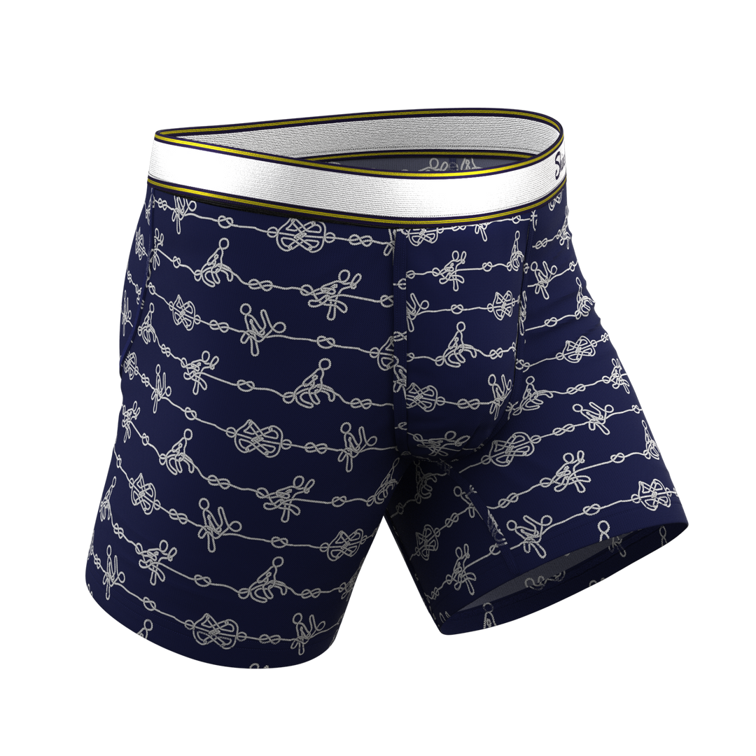 The Knotty Spots | Nautical Knots Ball Hammock® Pouch Underwear