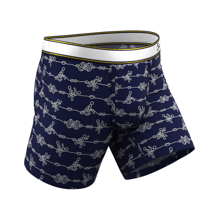The Knotty Spots | Nautical Knots Ball Hammock® Pouch Underwear