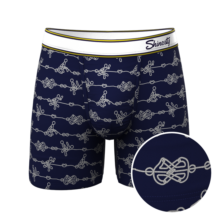 The Knotty Spots | Nautical Knots Ball Hammock® Pouch Underwear