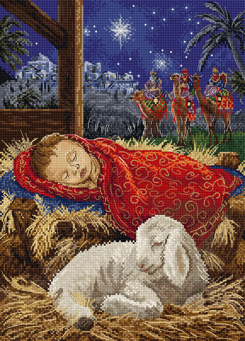 Baby Jesus L9952 Counted Cross Stitch Kit
