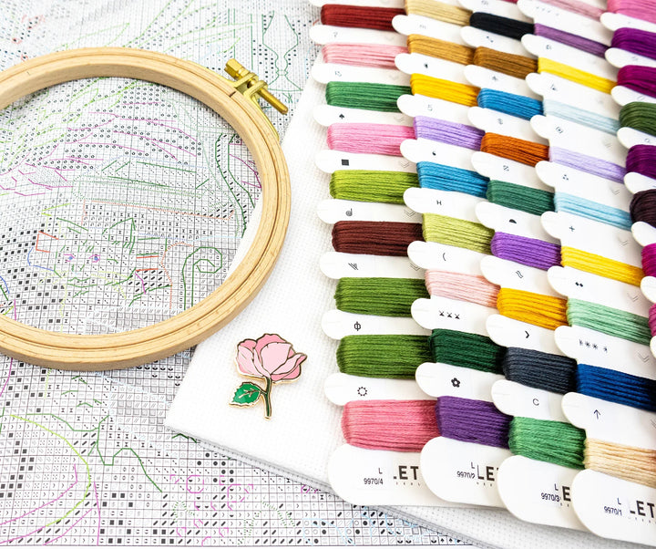 The Reading Realm Counted Cross Stitch Kit by Letistitch L9970