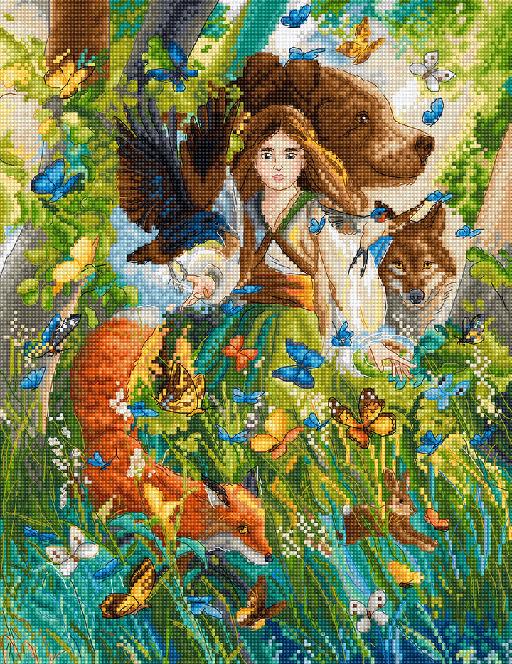 Magic Friendships Counted Cross Stitch Kit by Letistitch L9972