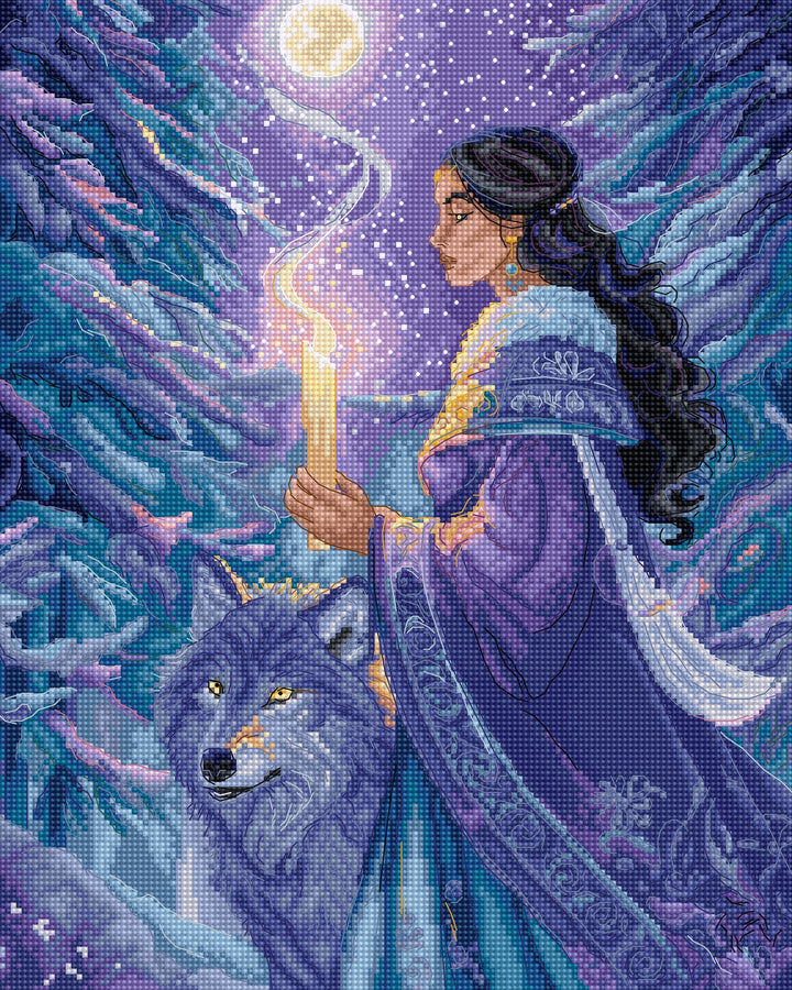 Arctic Enchantress Counted Cross Stitch Kit by Letistitch L9973