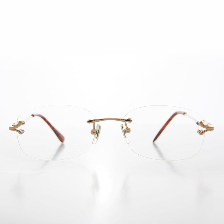 Fancy Rimless Reading Glasses - Lamont