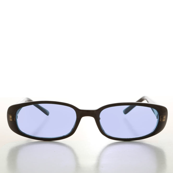 90s Mod Rectangular Sunglass Color Lens - Landis